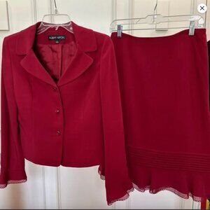 NWT Albert Nipon Blazer and Skirt Size 8